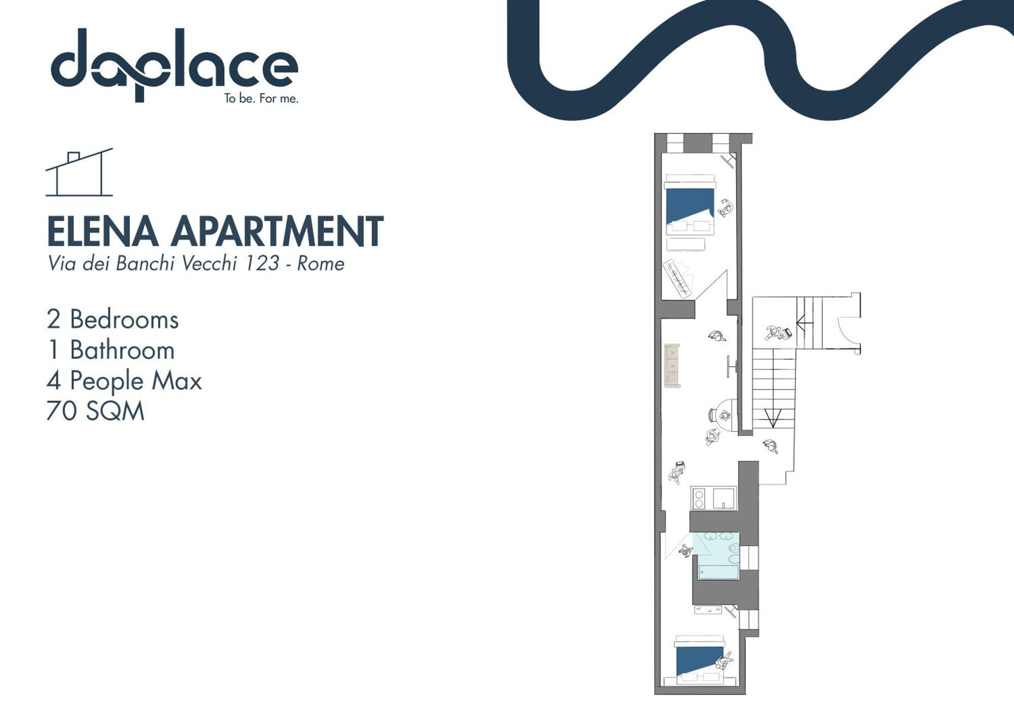 Daplace - Elena Apartment Roma Exterior foto